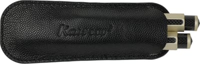 Kaweco - Leather pouch ECO Sport - Black - with print - 2 pens - Let op: afwijkend formaat, dit etui is uitsluitend bestemd voor de Kaweco Sport (kleiner formaat pen).