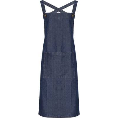 Premier Cross Back Barista Slabberschort (Indigo Denim)