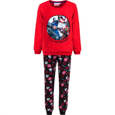 Avengers Coral Fleece pyjama - rood - 4 jaar - 102 cm