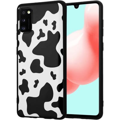 ShieldCase Holy Cow Hoesje geschikt voor Samsung Galaxy A41 hoesje - TPU hoesje - Kwalitatieve backcover - Koe patroon - Koeienprint
