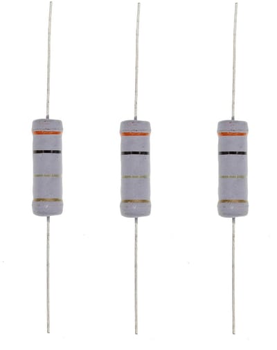 Weerstand Metaaloxide - Componenten Set - Elektronica Reparatie - 5 Watt Vermogen - 10 Stuks - Niet Van Toepassing