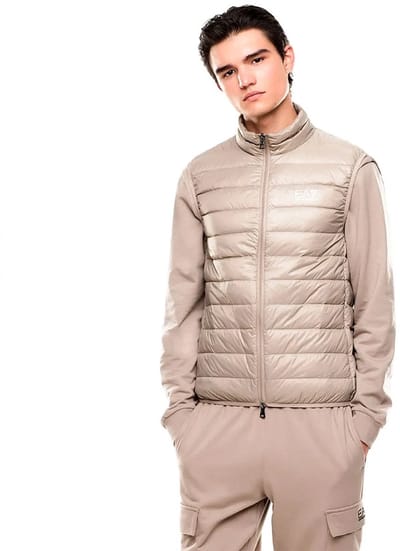 Ea7 Emporio Armani 8npq06_pngpz Vest Beige S Man