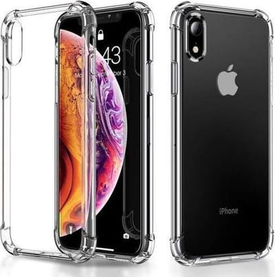 Mobieltjes en Zo Apple iPhone XR TPU ANTI-SHOCK Case Transparant