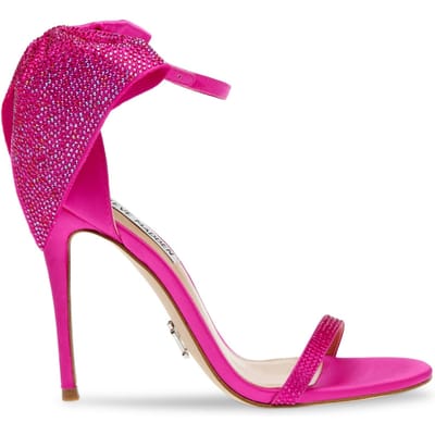 Steve Madden Bellarosa Sandals Magenta Satin Maat: 38 | Pumps Outlet | Dames | Roze