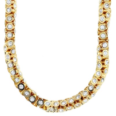 Behave - Goudkleurige Ketting - Handgemaakt - Klassiek Feestelijk Design
