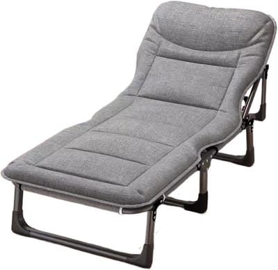 Opklapbed Volwassenen - Logeerbed Campingbed - Snel Slapen - Stabiel Verstelbaar Ontwerp - 190 x 75 cm
