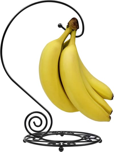 Bananenhouder Boomstandaard Zwart - Keukenaccessoire voor Bananen