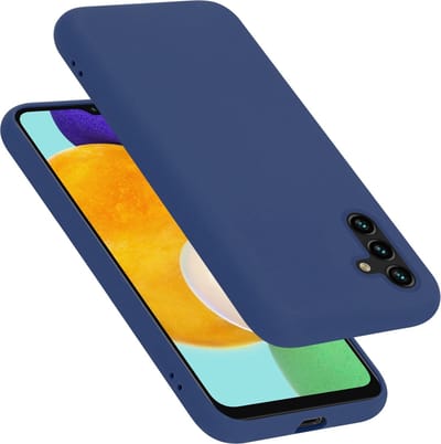 Cadorabo Hoesje geschikt voor Samsung Galaxy A13 5G in LIQUID BLAUW - Beschermhoes gemaakt van flexibel TPU silicone Case Cover