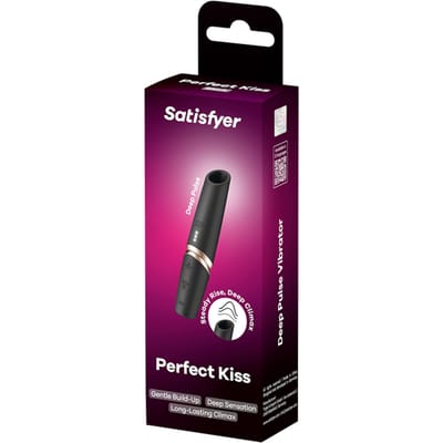 Satisfyer Perfect Kiss – 3D Air Pulse Vibrator in Lipstick design