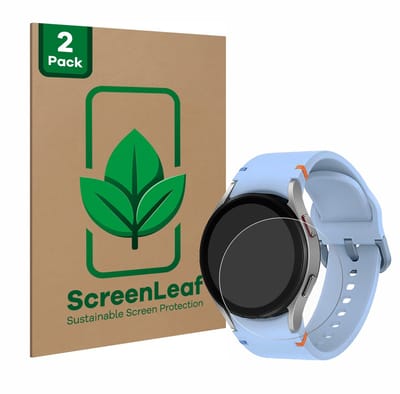 2 Stuks Screenprotector voor Samsung Galaxy Watch FE - Hoogwaardige Beschermfolie transparant