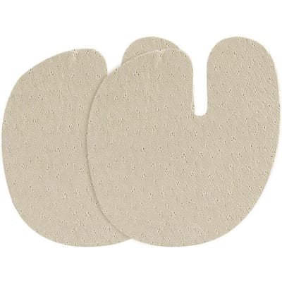 Leren Slippers Anti-slip Sticker Zelfklevend Onzichtbaar Anti-slijtage Teenkussentje voor Sandalen Pantoffels Comfortabele Voetbescherming abrikoos