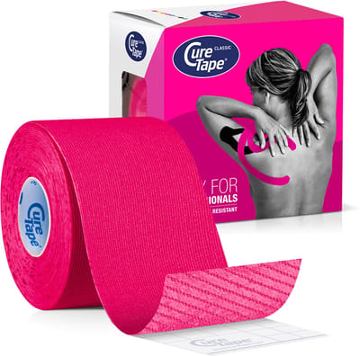 CureTape® Classic - Roze - Kinesiotape - 5 cm x 5 m - 1 rol - Elastische tape - FysioTape - Kinesiologie Tape - Cure Tape