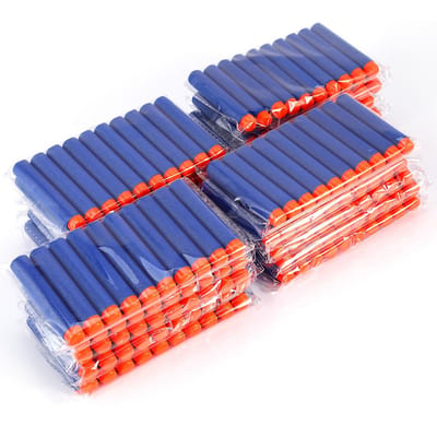 10 stuks Bullet Darts Voor Ronde Kop Blasters Kinderen Speelgoed Pistool Accessoires voor Cadeau blue