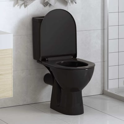 vidaXL - Toiletbril - soft-close - met - quick-release - ontwerp - zwart