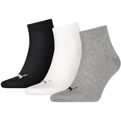 Halfhoge sokken van zacht katoen – Grey white black – 43-46
