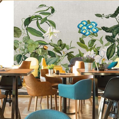 Fotobehang BotanicSketch2 DD118075 A.S. Création Atelier 47 | Fotobehang online webshop