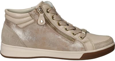 Ara OM-ST-High-Soft Veterschoenen - Dames - Beige - Maat:42