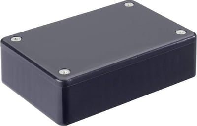 Hammond Electronics Hammond Electronics 1591MBK Euro-behuizing 85 x 56 x 25 ABS Zwart 1 stuk(s)