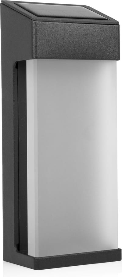 Smartwares OSL-50009 - Wandlamp Solar buitenverlichting - 1000 mAh - 8 Uur verlichtingsduur - IP44