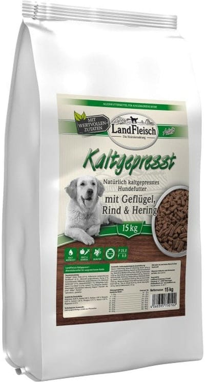 Landfleisch Dog Natur koudgeperst - 15kg