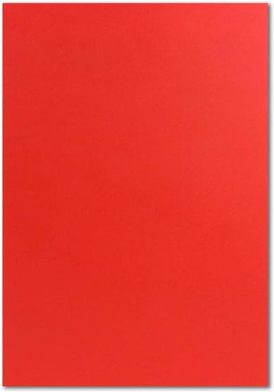 500 Vellen Rood Karton DIN A5 (240 g/m²) - Dik Gekleurd Papier voor Knutselen en Printen