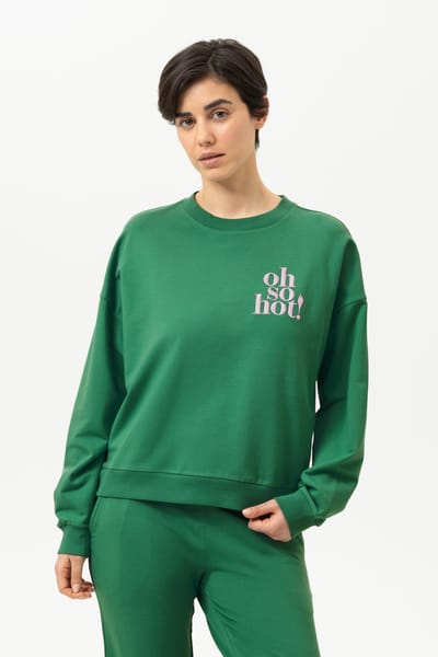 Sweatshirt Serie Cozy Nights Lucky Green
