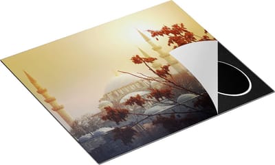 Chefcare Inductie Beschermer Suleymaniye Moskee in Istanbul - 60x50 cm - Afdekplaat Inductie - Kookplaat Beschermer - Inductie Mat