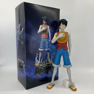 Poupée d'Action Animée d'une seule pièce de 30 cm Vinsmoke Sanji Posture Debout Roronoa Zoro Statue en PVC Modèle Collection Jouet pour Garçon Cadeau black