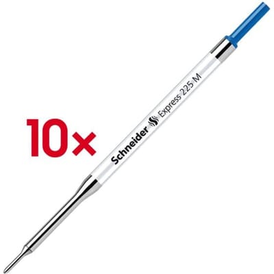 balpenvulling Schneider Express 225 M blauw doos met 10 stuks