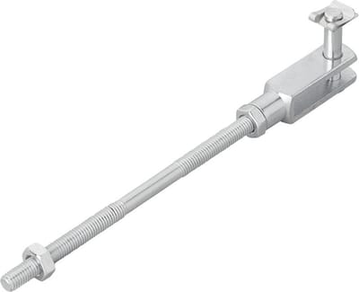ProPlus Remstang voor aanhangwagen - Draad M8 - 160 mm - met gaffel aansluiting