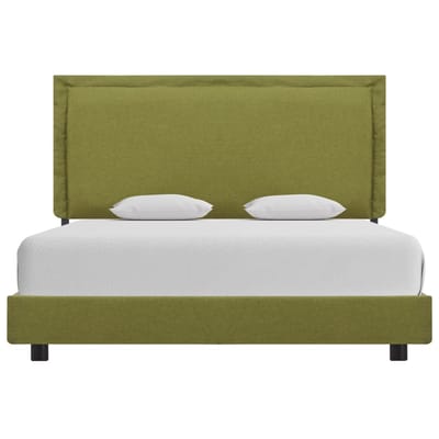 vidaXL - Bedframe - stof - groen - 140x200 - cm