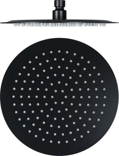 Hoofddouche Slim ø20cm mat zwart