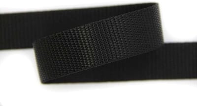 Band van Polypropyleen - Sterke Band - Tassen Maken - Hoge Scheursterkte - 25mm x 5m - Zwart
