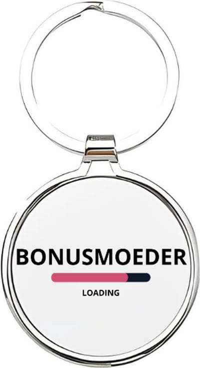 Akyol - bonusmoeder loading Sleutelhanger - Bonusmoeder - de leukste bonusmoeder - bonusmoeder sleutelhanger - mama sleutelhanger - sleutelhanger mam - familie sleutelhanger - moederdag cadeautje - mama cadeau - mom - stiefmoeder - 4 x 7,5 CM
