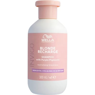 Wella Professionals Invigo Blonde Recharge Cool Blonde Shampoo - Blond Haar - 300 ml