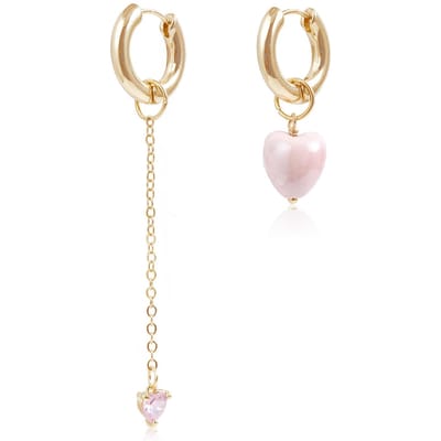 Hartvormige Kwast Hanger Oorbellen Ontwerp Oorbellen voor Vrouwen Asymmetrische Sieraden