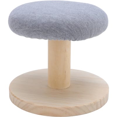 Strijkplank Kruk Multifunctioneel Stabiel Massief Hout Kleine Ronde Strijkplank Kruk voor Thuis gray