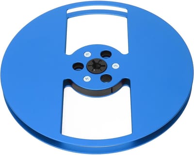 Lege Tapehaspel - Spoel Reel-to-Reel - Audio Opnemen - Aluminiumlegering - 7 inch - Blauw