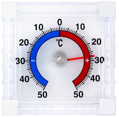 Zelfklevende Raamthermometer voor Binnen en Buiten - Voor Gemakkelijke Temperatuurmeting
