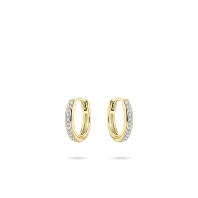 Gisser Jewels Goud Oorringen Goud VGKCD2/12