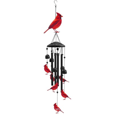 36 Inch Vogel Metalen Windgong Elegante Decoratieve Windgong Aluminium voor Buiten Tuin Kleurrijk Type 2