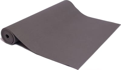 Yogamat studio grijs extra breed - Lotus | 4,5 mm | fitnessmat | sportmat | pilates mat