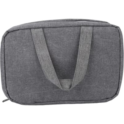 Hangende Toilettas Grote Capaciteit 4 Vakken Waterdicht Opvouwbaar Reizen Make-up Tassen voor Buiten gray