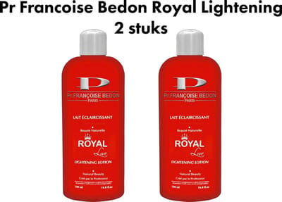Pr. Françoise Bedon Royal Lightening Lotion 500 ml 2 stuks