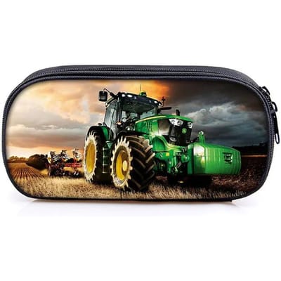 Kinderen Schooletui Kinder Potlooddoos Schoolbenodigdheden Tassen Boerentrekker Print Make-up Etui Potloodtas Jongens Meisjes Schrijfwaren Tas