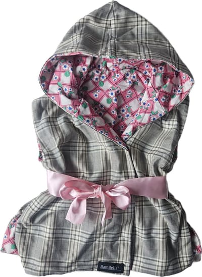 BamBella ® - bodywarmer - maat 104- Zomerjas jas meisjes kinder jas kind baby bruin net jasje