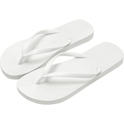 PVC Dames Slippers Zomer Ronde Neus Strand Slippers Antislip Comfortabel Zacht Binnen Buiten Slippers 38 white
