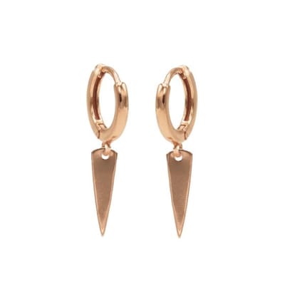 Karma hinged hoops symbool cone rosé gold M1974HIN