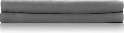 Zohome Satinado Laken - Lits-jumeaux - Katoensatijn - 270x290cm - Antraciet