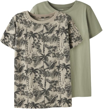NAME IT - TKMJOX 2P SS PRINT TOP NOOS - Jongens - Lange mouwen shirts